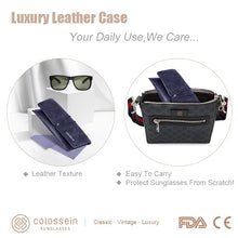 Load image into Gallery viewer, COLOSSEIN Classic Men&#39;s Square Sunglasses - Sunglass Associates