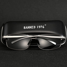 Load image into Gallery viewer, BANNED 1976 Polarized UV400 Rectangle Men&#39;s Driving Sunglasses - Sunglass Associates