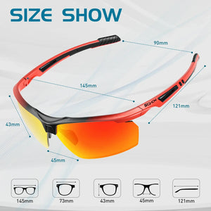 Polarized Unisex Cycling Sunglasses - Sunglass Associates