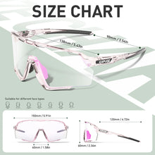 Load image into Gallery viewer, Kapvoe Photochromic Unisex Cycling Sunglasses - Sunglass Associates