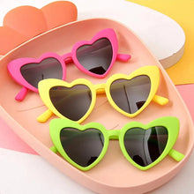 Load image into Gallery viewer, Kids Heart Shaped UV400 Sunglasses - Sunglass Associates