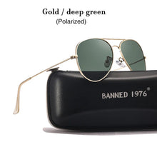 Load image into Gallery viewer, BANNED 1976 Classic Metal Aviation Women&#39;s Sunglasses - Sunglass Associates