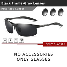 Load image into Gallery viewer, CLLOIO Men&#39;s Polarized Aluminum Frame Sunglasses - Sunglass Associates