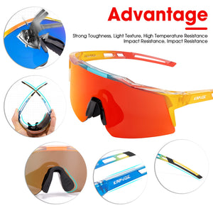 KAPVOE Photochromic Child Cycling Sunglasses