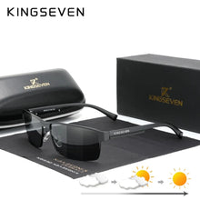 Load image into Gallery viewer, KINGSEVEN Photochromic Men&#39;s Chameleon Polarized Driving Sunglasses