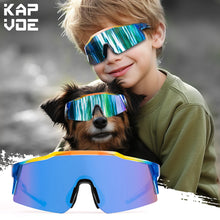 Load image into Gallery viewer, KAPVOE Photochromic Child Cycling Sunglasses