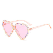 Load image into Gallery viewer, Fashion Diamond Heart Rhinestone Women&#39;s Sunglasses - Sunglass Associates