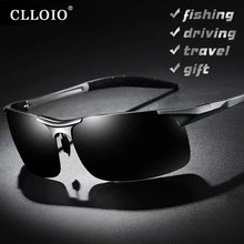 Load image into Gallery viewer, CLLOIO Men&#39;s Polarized Aluminum Frame Sunglasses - Sunglass Associates