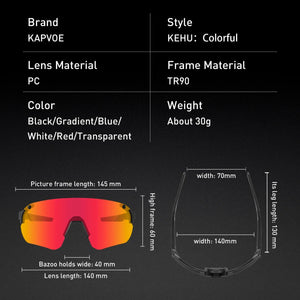 Photochromic Cycling Unisex Sunglasses - Sunglass Associates