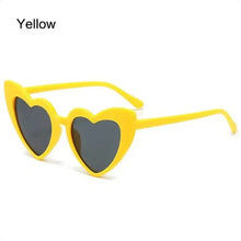 Load image into Gallery viewer, Kids Heart Shaped UV400 Sunglasses - Sunglass Associates