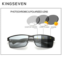 Load image into Gallery viewer, KINGSEVEN Photochromic Men&#39;s Chameleon Polarized Driving Sunglasses