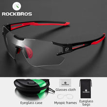 Load image into Gallery viewer, ROCKBROS Photochromic UV400 Cycling Sunglasses