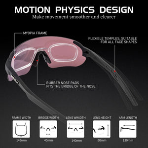 Photochromic Cycling Unisex Sunglasses - Sunglass Associates