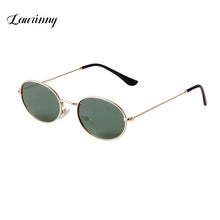 Load image into Gallery viewer, Polarized Men&#39;s Metal Oval Small Frame Sunglasses