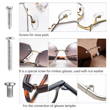 Load image into Gallery viewer, Sunglass Nose Pad, Nut and Screw Precision Repair  Kit