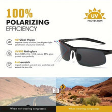 Load image into Gallery viewer, CLLOIO Men&#39;s Polarized Aluminum Frame Sunglasses - Sunglass Associates