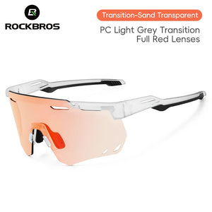 ROCKBROS Photochromic Unisex UV400 Cycling Sunglasses - Sunglass Associates