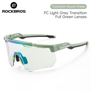 ROCKBROS Photochromic Unisex UV400 Cycling Sunglasses - Sunglass Associates