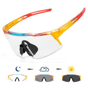 KAPVOE Photochromic Child Cycling Sunglasses